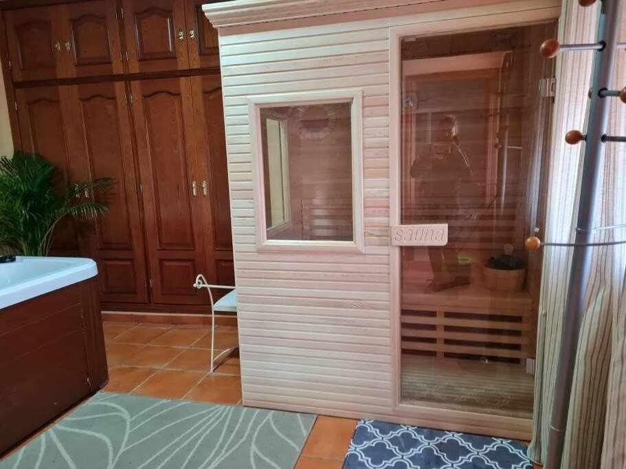 Casa Rural Con Jacuzzi, Sauna, Barbacoa Y Barra Cabeza la Vaca Eksteriør billede