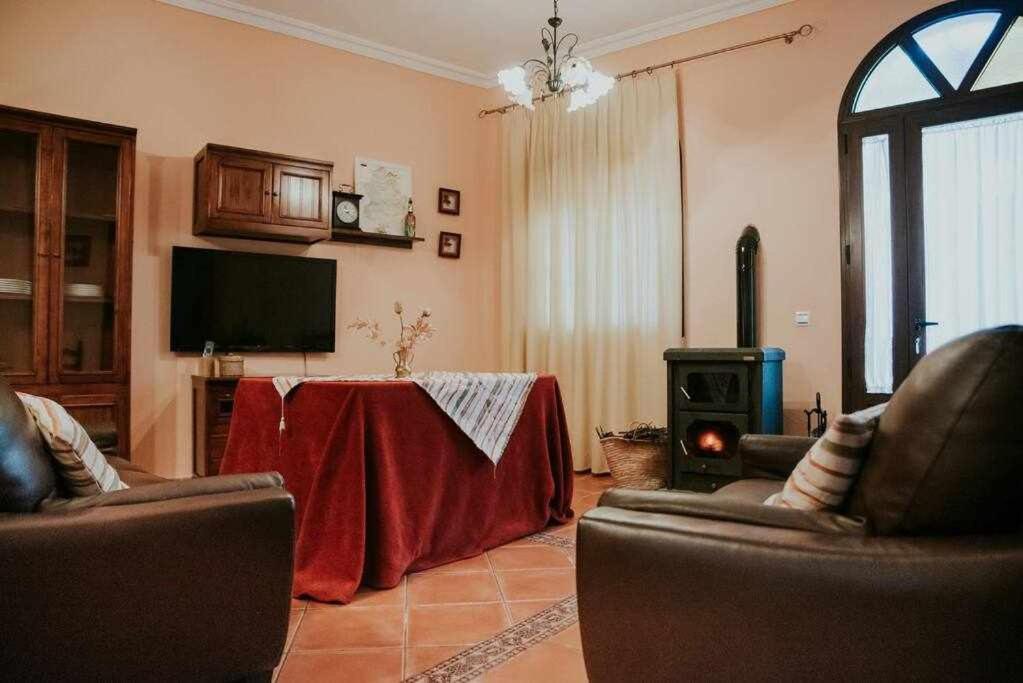 Casa Rural Con Jacuzzi, Sauna, Barbacoa Y Barra Cabeza la Vaca Eksteriør billede